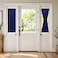 Aquazolax Navy Door Curtains for Door Windows Blackout 25 by 40 inch Solid Room Darkening Window Treatment Curtain for Sidelight Doorway 1 Panel Navy Blue