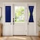 Aquazolax Navy Door Curtains for Door Windows Blackout 25 by 40 inch Solid Room Darkening Window Treatment Curtain for Sidelight Doorway 1 Panel Navy Blue
