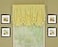 Today's Curtain Todays Curtain Orleans Scallop Curtain Buttercup Fan Insert 30 W x 40 L Buttercup