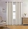 MIUCO Blackout Curtains Room Darkening Curtains Textured Grommet Panels for Living Room 2 Panels 52x84 Inch Long Beige