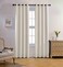 MIUCO Blackout Curtains Room Darkening Curtains Textured Grommet Panels for Living Room 2 Panels 52x84 Inch Long Beige