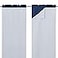 NICETOWN Black Out Window Curtain Liner Thermal Insulated Blackout Drape Liners for 84 inch Curtains Blackout Curtain Liners White W45 H77 2 Pieces Hooks Included Greyish White