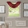Elrene All Seasons RoomDarkening Waterfall Window Valance Accessory for Bedroom or Living Room Windows with Rod Pocket Tabs 52 x 36 Red 1 Valance