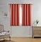 MIUCO Blackout Curtains Room Darkening Curtains Textured Grommet Panels for Living Room 2 Panels 52x63 Inch Long Rust