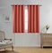 MIUCO Blackout Curtains Room Darkening Curtains Textured Grommet Panels for Living Room 2 Panels 52x63 Inch Long Rust
