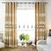 VOGOL Simple Chenille Jacquard Blackout Window Elegance CurtainsDrapesPanelsTreatments for Bedroom Living Room 60 x 106 Top Grommets 2 Panels