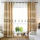 VOGOL Simple Chenille Jacquard Blackout Window Elegance CurtainsDrapesPanelsTreatments for Bedroom Living Room 60 x 106 Top Grommets 2 Panels