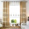 VOGOL Simple Chenille Jacquard Blackout Window Elegance CurtainsDrapesPanelsTreatments for Bedroom Living Room 60 x 106 Top Grommets 2 Panels