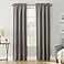 Sun Zero Easton Energy Saving Blackout Rod Pocket Curtain Panel 40 x 95 Gray