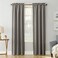Sun Zero Easton Energy Saving Blackout Rod Pocket Curtain Panel 40 x 95 Gray