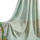 VOGOL 2 Panels Branch Embroidered Faux Linen Grommet Curtains Drapes for BedroomLiving Room Energy Efficient Window Treatment Panels 52 x 96 Inch