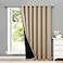 NICETOWN Thermal Insulated 100 Blackout Curtains Noise Reducing Performance Slider Curtain Panel with Black Lining Full Light Blocking Patio Door Drapery 1 PC 100inch x 84inch Biscotti Beige