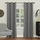 Sun Zero Easton Energy Saving Blackout Grommet Curtain Panel 40 x 95 Gray