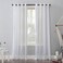 No. 918 No 918 Erica Crushed Sheer Voile Grommet Curtain Panel 8400 x 5100