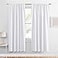 PONY DANCE White Room Darkening Curtains for Bedroom Rod Pocket Top Solid Soft Drapes Window Treatments Panels 60 Light Blocking for Living Room2 Panels W 42 x L 72 inches Pure White