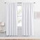 PONY DANCE White Room Darkening Curtains for Bedroom Rod Pocket Top Solid Soft Drapes Window Treatments Panels 60 Light Blocking for Living Room2 Panels W 42 x L 72 inches Pure White