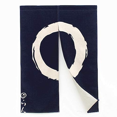 MYRU Enso Style Japanese Curtain Noren Japanese Curtain Doorway33x47
