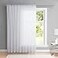 NICETOWN Sheer Curtain for Sliding Door Extra Width Length Solid Voile Window Drape Panel for PatioLiving Room 1 Piece W100 x L108 White