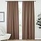NICETOWN Window Treatment Blackout Window Blinds Cappuccino Color 52x72 Inch 1 Pair Back TabRod Pocket Blackout Draperies for Bedroom