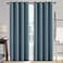 MIULEE Linen Texture Curtains for Bedroom Solid 100 Blackout Thermal Insulated Dusty Blue Curtains Grommet Room Darkening Drapes Luxury Decor for Living Room 52x96 Inch 2 Panels