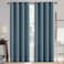 MIULEE Linen Texture Curtains for Bedroom Solid 100 Blackout Thermal Insulated Dusty Blue Curtains Grommet Room Darkening Drapes Luxury Decor for Living Room 52x72 Inch 2 Panels