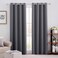 HOMEIDEAS GreyGray Blackout Curtains for Bedroom 52 X 96 Inch Long 2 Panels Set Room Darkening CurtainsDrapes Soundproof Thermal Grommet Window Curtains for Living Room