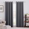 HOMEIDEAS GreyGray Blackout Curtains for Bedroom 52 X 96 Inch Long 2 Panels Set Room Darkening CurtainsDrapes Soundproof Thermal Grommet Window Curtains for Living Room