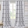 H.VERSAILTEX HVERSAILTEX Blackout Curtains for Bedroom Printed Design 108 Inch Length Thermal Insulated Curtains for Living Room Geometric Modern Grommet Window Drapes 2 Panels Set Dark Denim and Grey