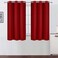 LEMOMO Red Thermal Blackout Curtains38 x 54 InchSet of 2 Panels Room Darkening Curtains for Bedroom