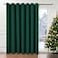 BGment Sliding Door Curtain 100 X 84 Inches Wide Thermal Blackout Curtains Room Darkening Room Divider Window Curtain 1 Panel Emerald Green 84 Length X Wide 100