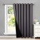 NICETOWN Total Shade Patio Door Curtain HeavyDuty Full Light Shading Sliding Door Drape Room Divider Curtain Vertical Blind for Window1 Panel 100 inches Wide x 95 inches Long Gray