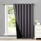 NICETOWN Total Shade Patio Door Curtain HeavyDuty Full Light Shading Sliding Door Drape Room Divider Curtain Vertical Blind for Window1 Panel 100 inches Wide x 95 inches Long Gray