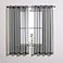 NICETOWN Transparent Sheer Curtains Panels Voile Window Curtain Drapes with Grommet for Bedroom Kitchen Dining Room 54 W x 63 L Dark Grey 2 Panels