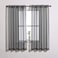 NICETOWN Transparent Sheer Curtains Panels Voile Window Curtain Drapes with Grommet for Bedroom Kitchen Dining Room 54 W x 63 L Dark Grey 2 Panels