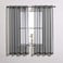 NICETOWN Transparent Sheer Curtains Panels Voile Window Curtain Drapes with Grommet for Bedroom Kitchen Dining Room 54 W x 63 L Dark Grey 2 Panels