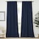 NICETOWN Window Treatment Blackout Curtains Navy Color 52 inches W by 108 inches L Each Panel Set of 2 Panels Blackout Drape Panels for Nursery