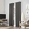 Sun Zero Nordic 2pack Theater Grade Extreme 100 Blackout Grommet Curtain Panel Pair 52 x 63 Gray