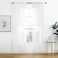 Anjee White Sheer Curtains 96 inches Long 4 Panels Rod Pocket Voile Sheer Christmas Curtains Privacy Protection Translucency Window Drapes for Living Room Bedroom Dining Room Party52 x 96 Inch
