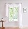 LinenZone White Window Scarf Valance in 288 Inch Size Use Window Scarves as Canopy Bed or Backdrop Curtains Curtain Scarf or Sheer Fabric for Draping Amazing 55 x 288 White