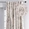 Maison d' Maison d Hermine Curtains for living room 100 Cotton 108 inch length One Panel Light Filtering Toile Curtains for Bedroom Windows with rod and loop Pockets Drapes Jouy Paradise Beige 50W x 1