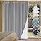 H.VERSAILTEX HVERSAILTEX Linen Blackout Curtains Durable Thick Textured Linen Look 100 Blackout Patio Door Curtain Anti Rust Grommet Extra Wide Sliding Door Curtain Panel W100 x L84 inch Dove Gray
