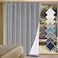 H.VERSAILTEX HVERSAILTEX Linen Blackout Curtains Durable Thick Textured Linen Look 100 Blackout Patio Door Curtain Anti Rust Grommet Extra Wide Sliding Door Curtain Panel W100 x L84 inch Dove Gray