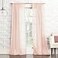 No. 918 No 918 56520 Tayla Crushed Texture SemiSheer Rod Pocket Curtain Panel 50 x 95 Blush Pink