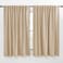 NICETOWN Window Treatment Elegant Curtains Biscotti Beige Color 70 Width X 63 Length 1 Pair Room Darkening Curtains and Drapes for Bedroom