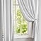 Treatmentex PomPom Grey Velvet Curtains for Living Room 63 Luxury Room Darkening Cotton Feel Soft Soft Gray Window Curtain Panels 2PC