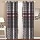All American Collection 2 PC Plaid Printed Modern Contemporary Bedroom Home Decor Curtain Set