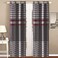 All American Collection 2 PC Plaid Printed Modern Contemporary Bedroom Home Decor Curtain Set
