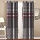 All American Collection 2 PC Plaid Printed Modern Contemporary Bedroom Home Decor Curtain Set