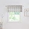 Randall White Brown Check Valance Curtain for Kitchen LinenLook Semi Sheer 54 x18x2 Rod Pocket Rustic Farmhouse Style Window Drape for Holiday PartyFarmliy Gathering2 PanelsBrownWhite