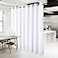 NICETOWN Patio Door Curtain Panel 120 inches Wide Pure White 1 Piece Nursery Infant Care Drape Extra Long 84 inches Length Curtain for Dining Room